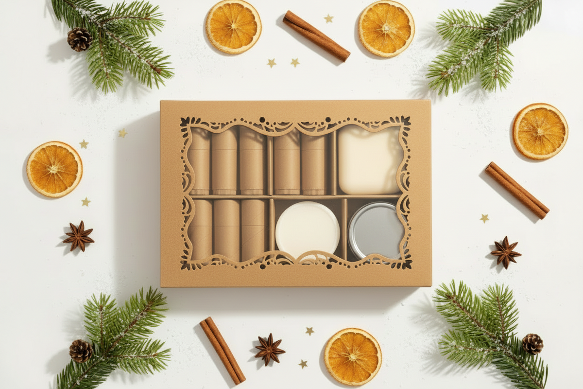 Coffret Noël Bio - 8 Soins Zéro Déchet