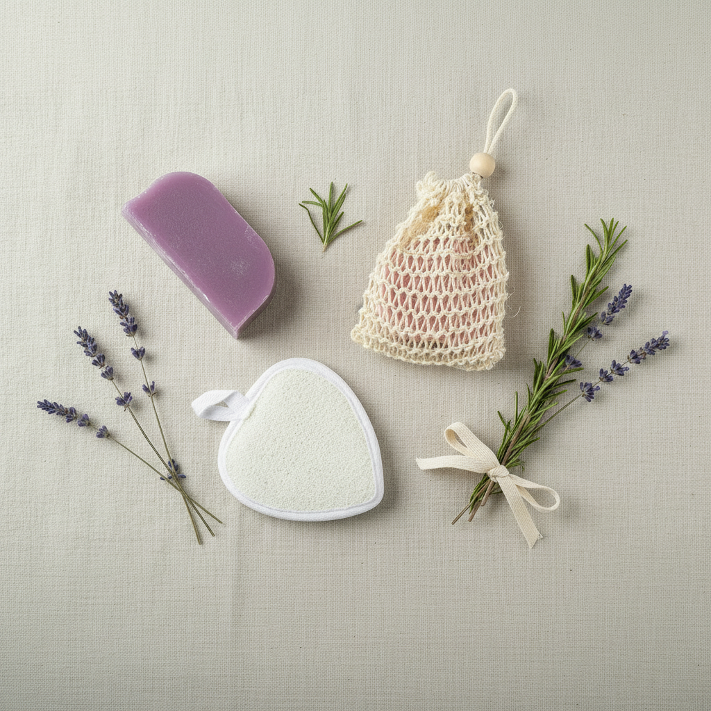 Kit voyage zéro déchet sans plastique bio naturel