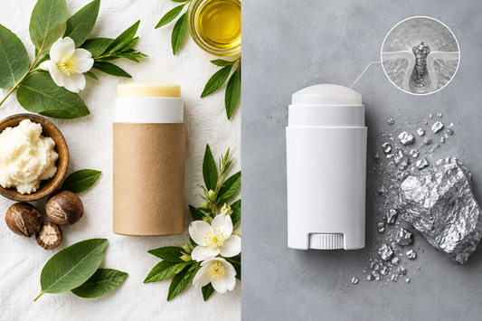Déodorant naturel : quelle différence entre anti-transpirant et déodorant ?