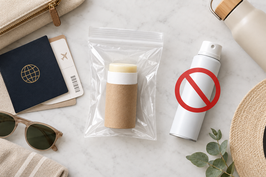 Déodorant solide : pourquoi opter pour un format solide plutôt qu’un spray en avion