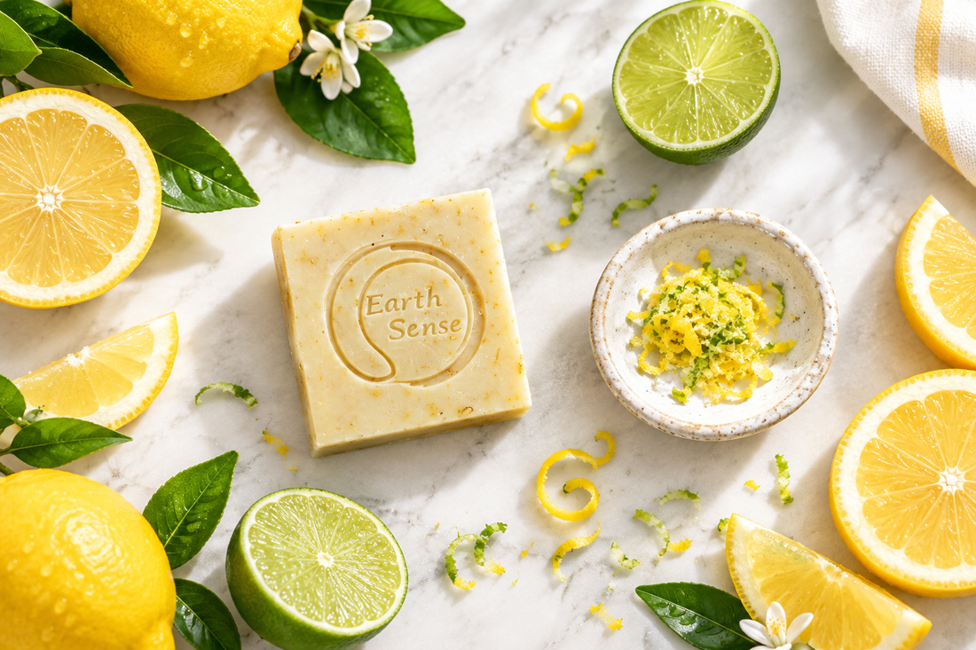 Savon solide Citron & Citron vert : bienfaits pour la peau et utilisation