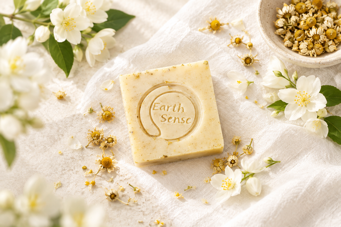 Savon solide Jasmine & Camomille : bienfaits pour la peau et utilisation
