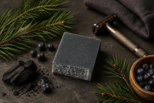 Savon solide Charbon & Genévrier (Homme) : la routine simple pour les hommes pressés