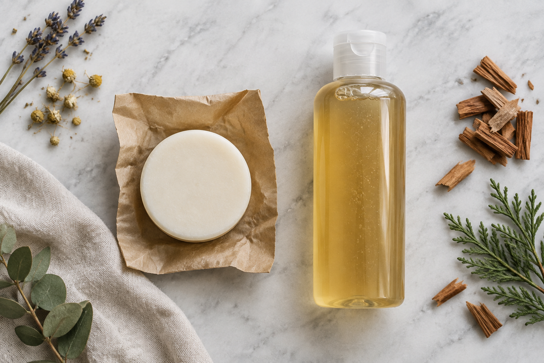 Savon solide vs gel douche : le vrai comparatif