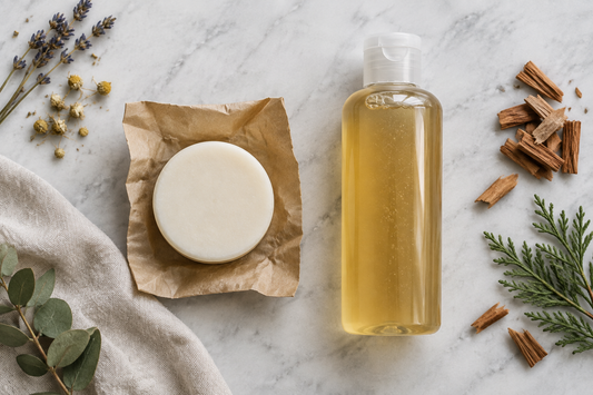 Savon solide vs gel douche : le vrai comparatif