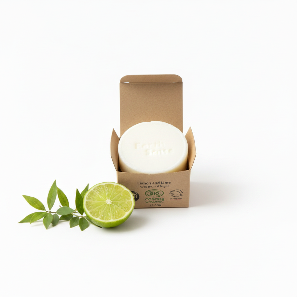 Shampoing solide Citron & Citron vert : fraîcheur et légèreté pour cheveux à tendance grasse