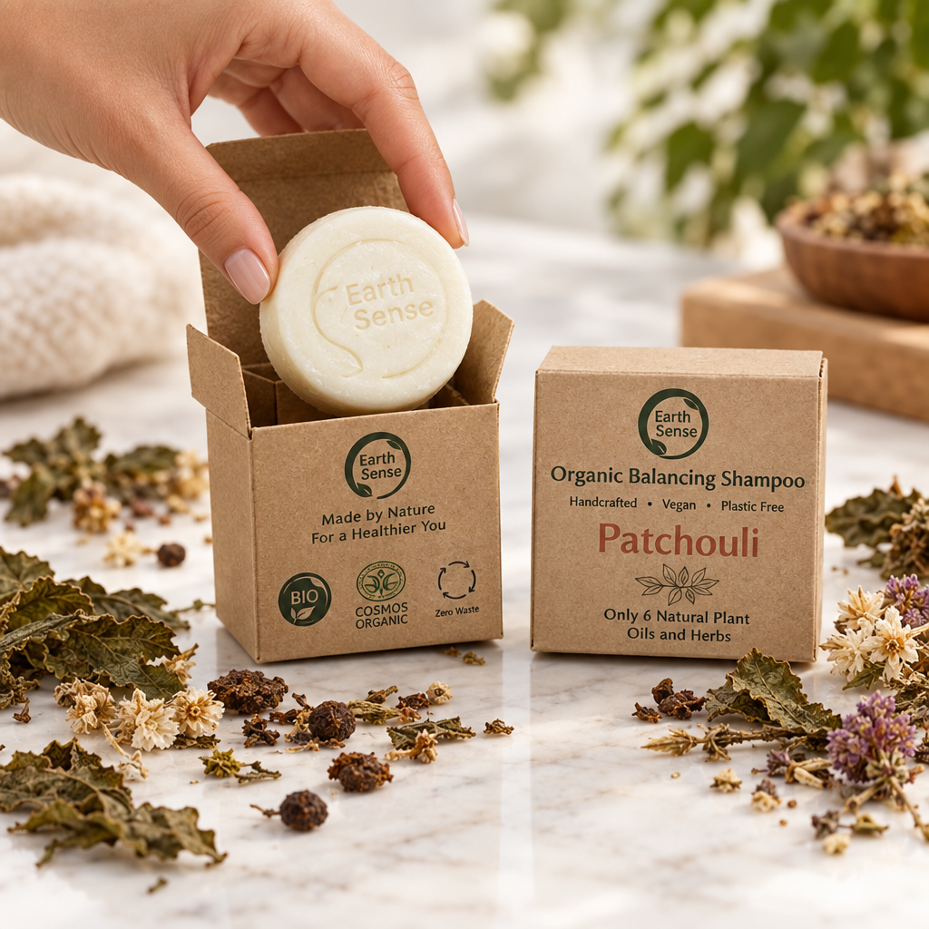 Shampoing Patchouli avec main Debuno